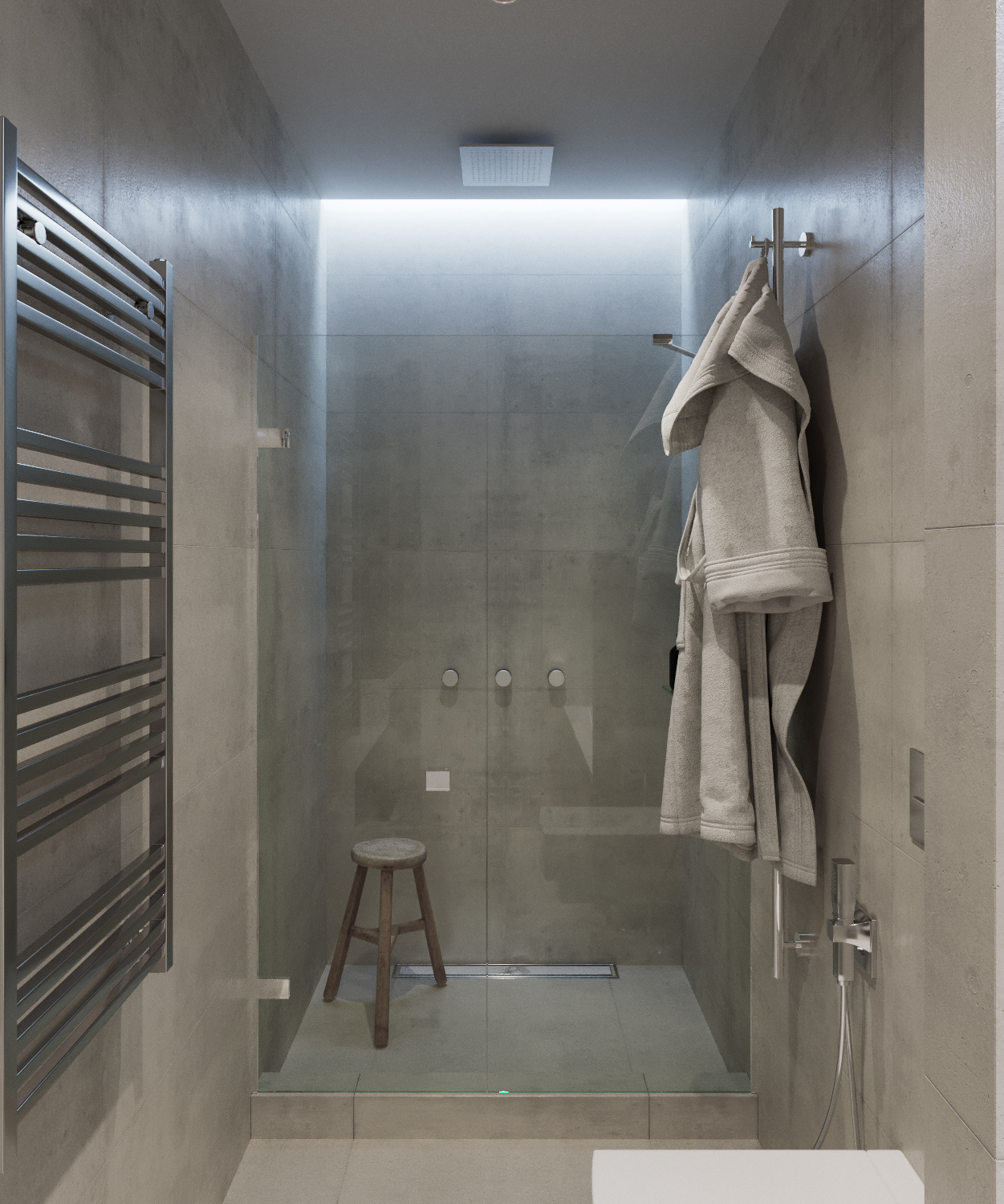 Minimalist，Shower Room，fashion，atmosphere，Interior design，
