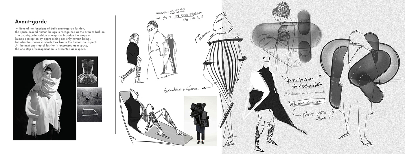 Renault Pantheon，Automobile design，Hand drawn，