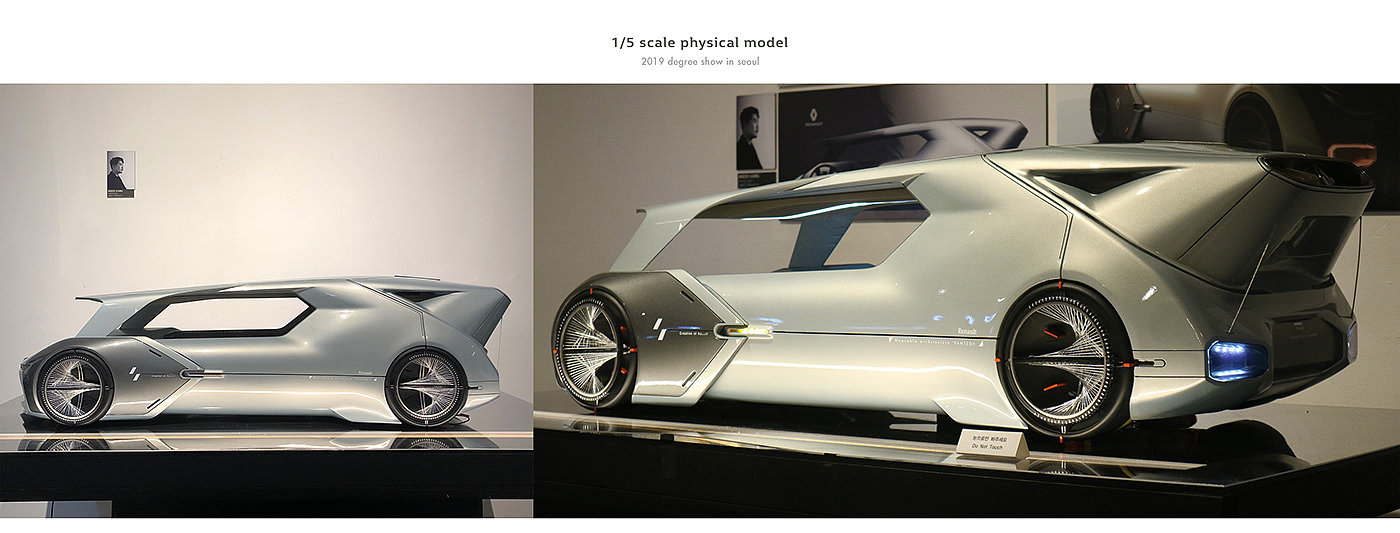 Renault Pantheon，Automobile design，Hand drawn，
