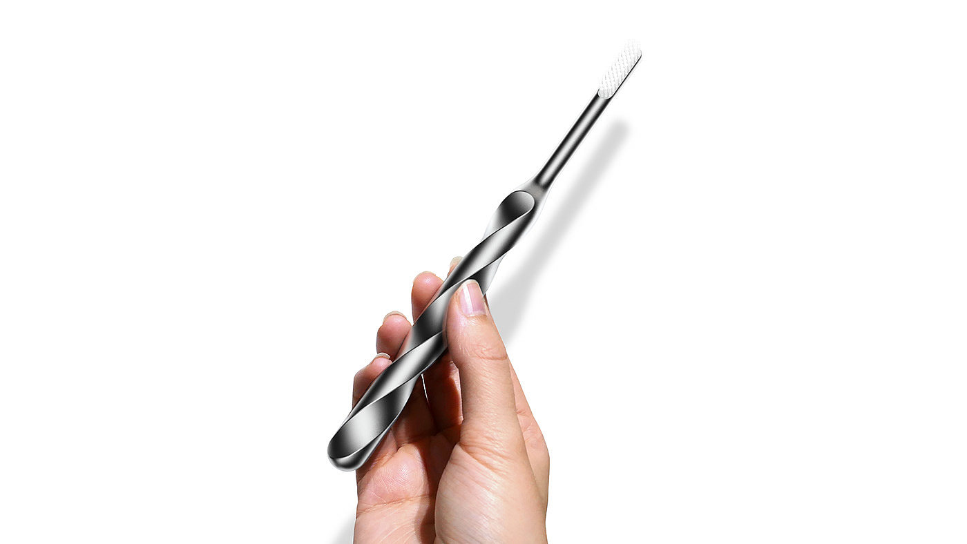 Twist Toothbrush，toothbrush，Metal，