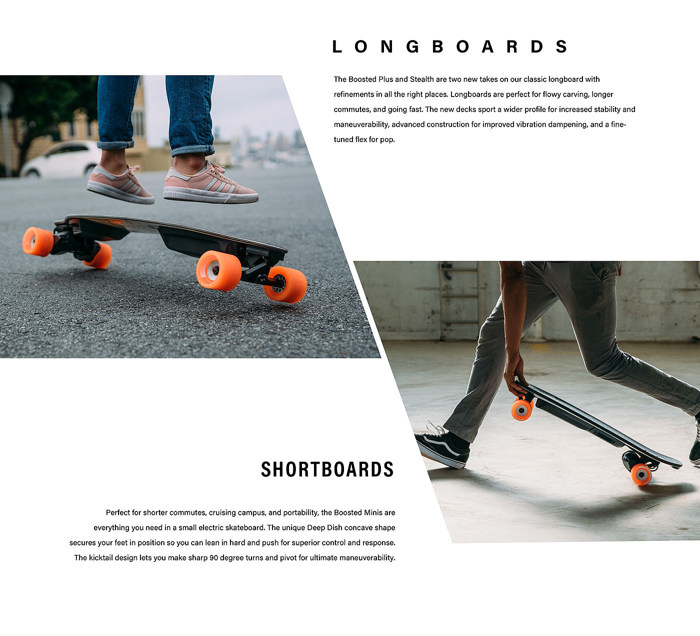 Boosted 2018，Skateboard design，black，