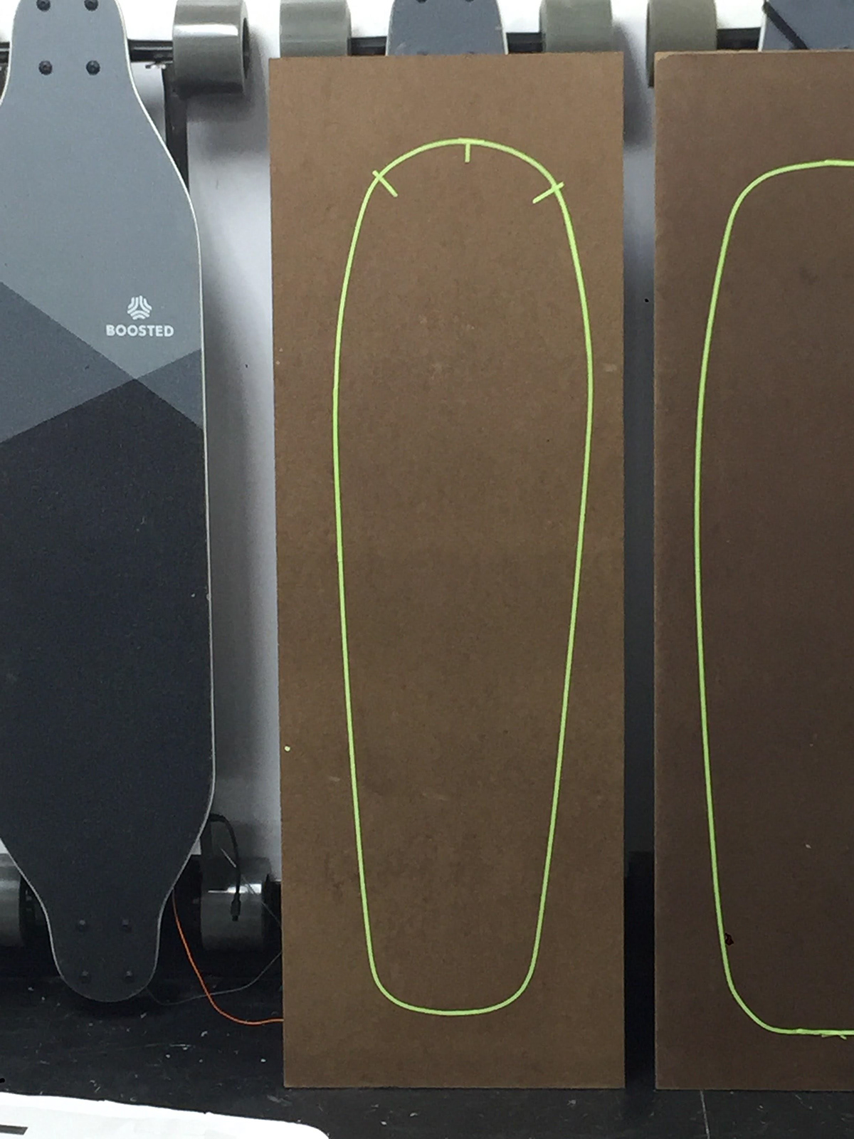 Boosted 2018，Skateboard design，black，