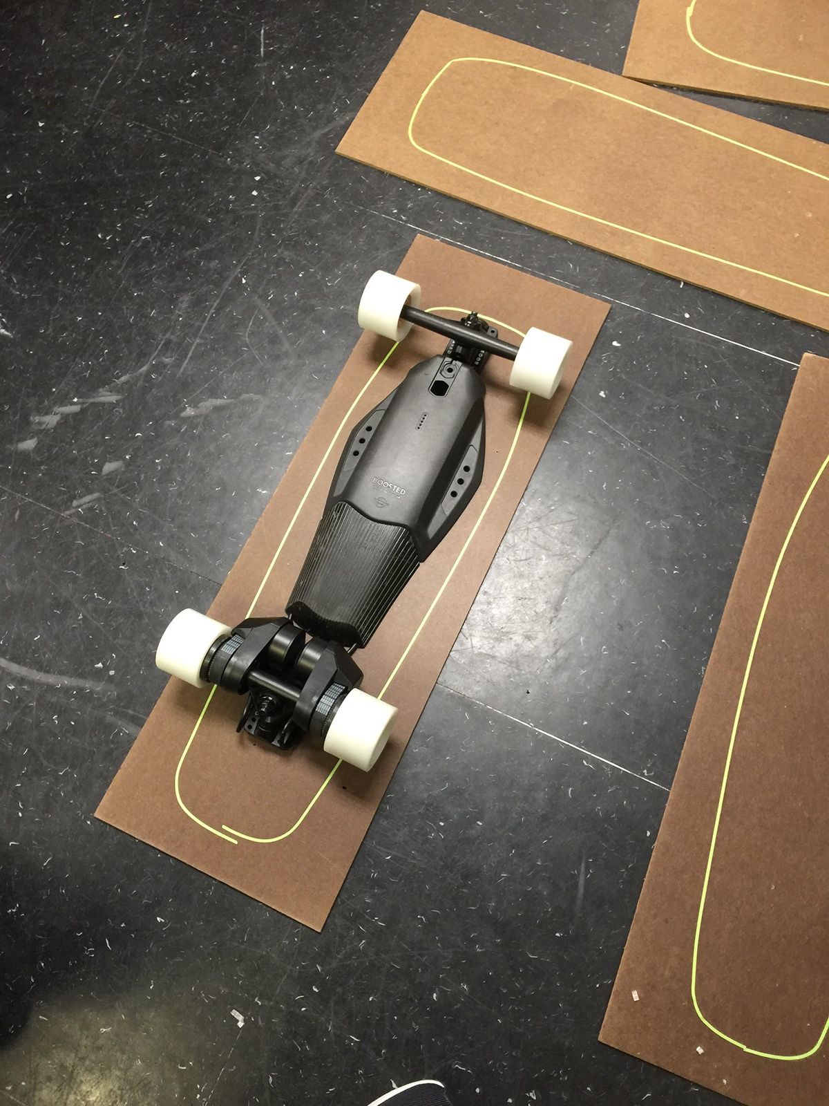 Boosted 2018，Skateboard design，black，