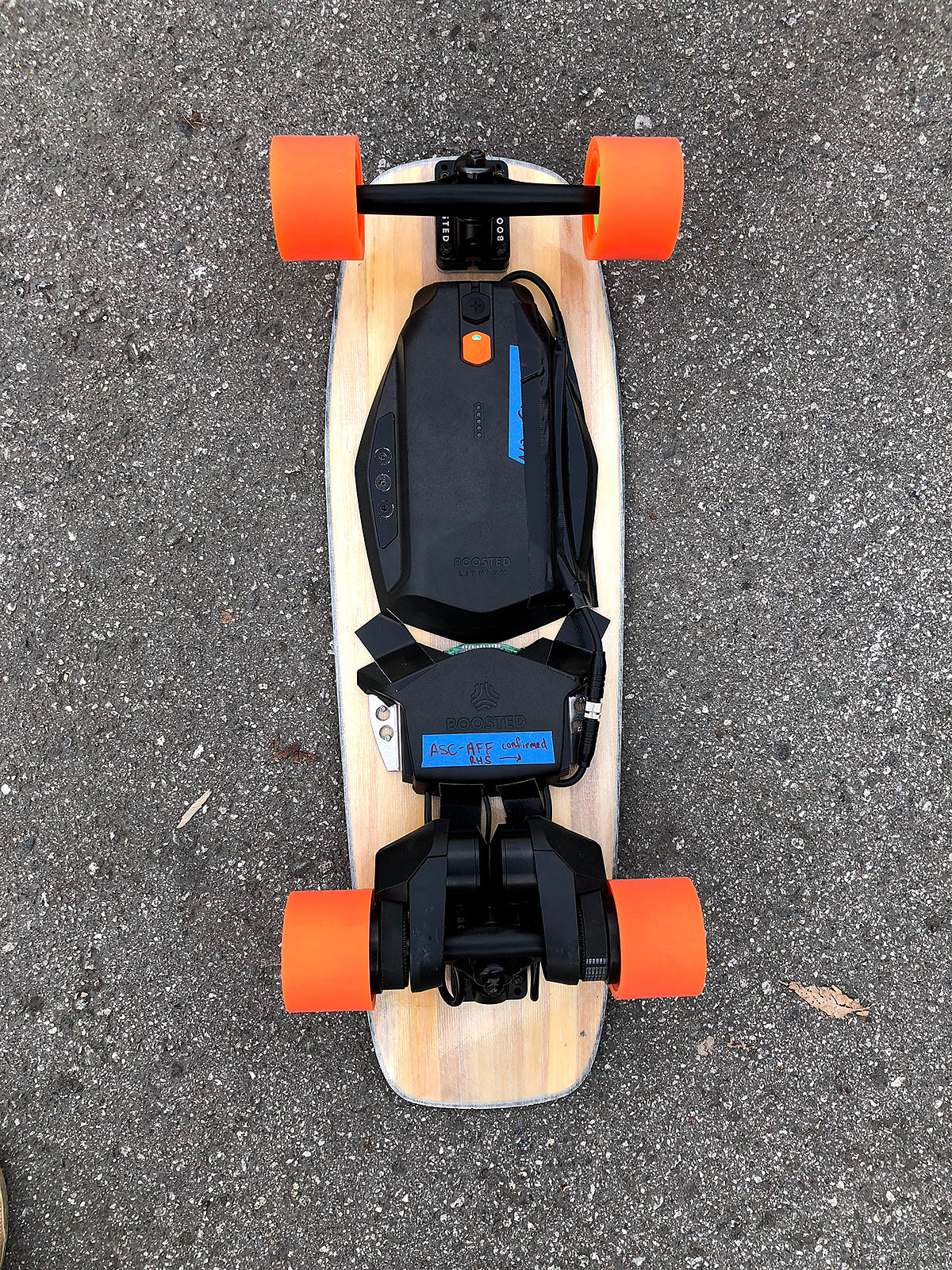 Boosted 2018，Skateboard design，black，