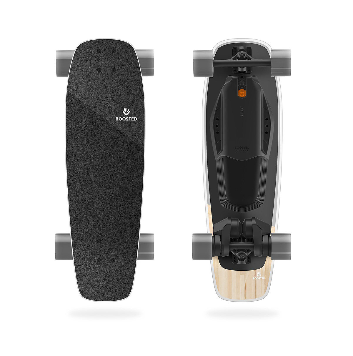 Boosted 2018，滑板设计，黑色，