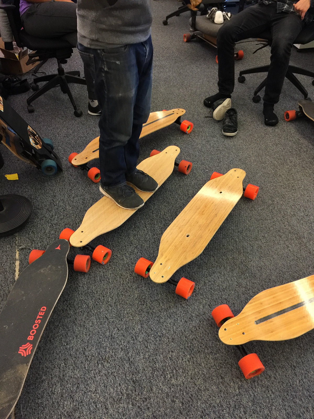 Boosted 2018，Skateboard design，black，