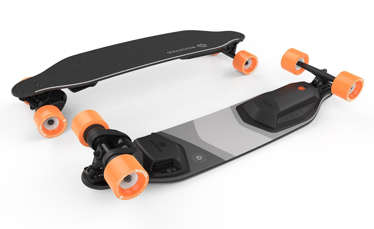 Boosted 2018，Skateboard design，black，