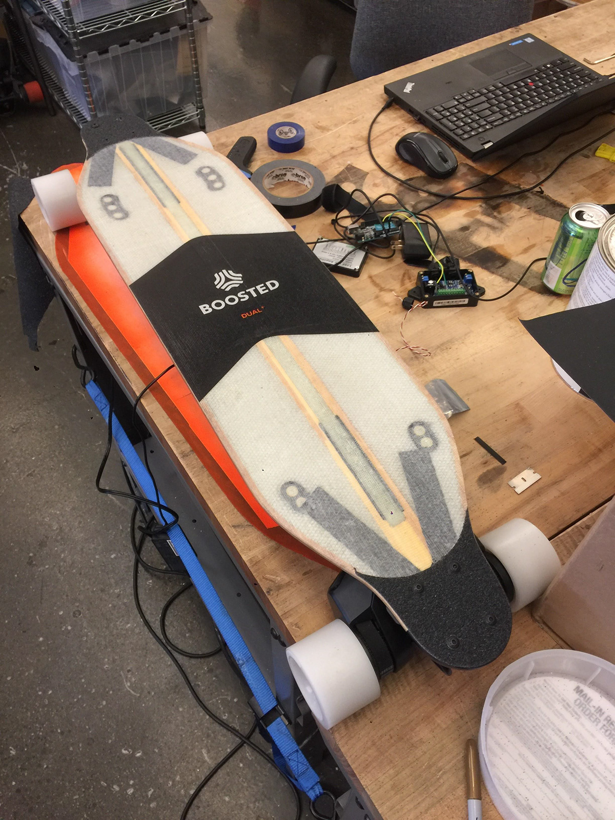 Boosted 2018，Skateboard design，black，