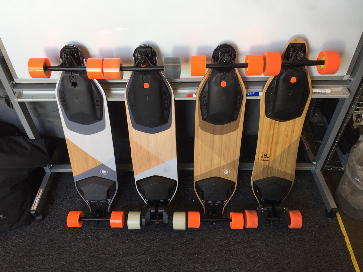 Boosted 2018，Skateboard design，black，
