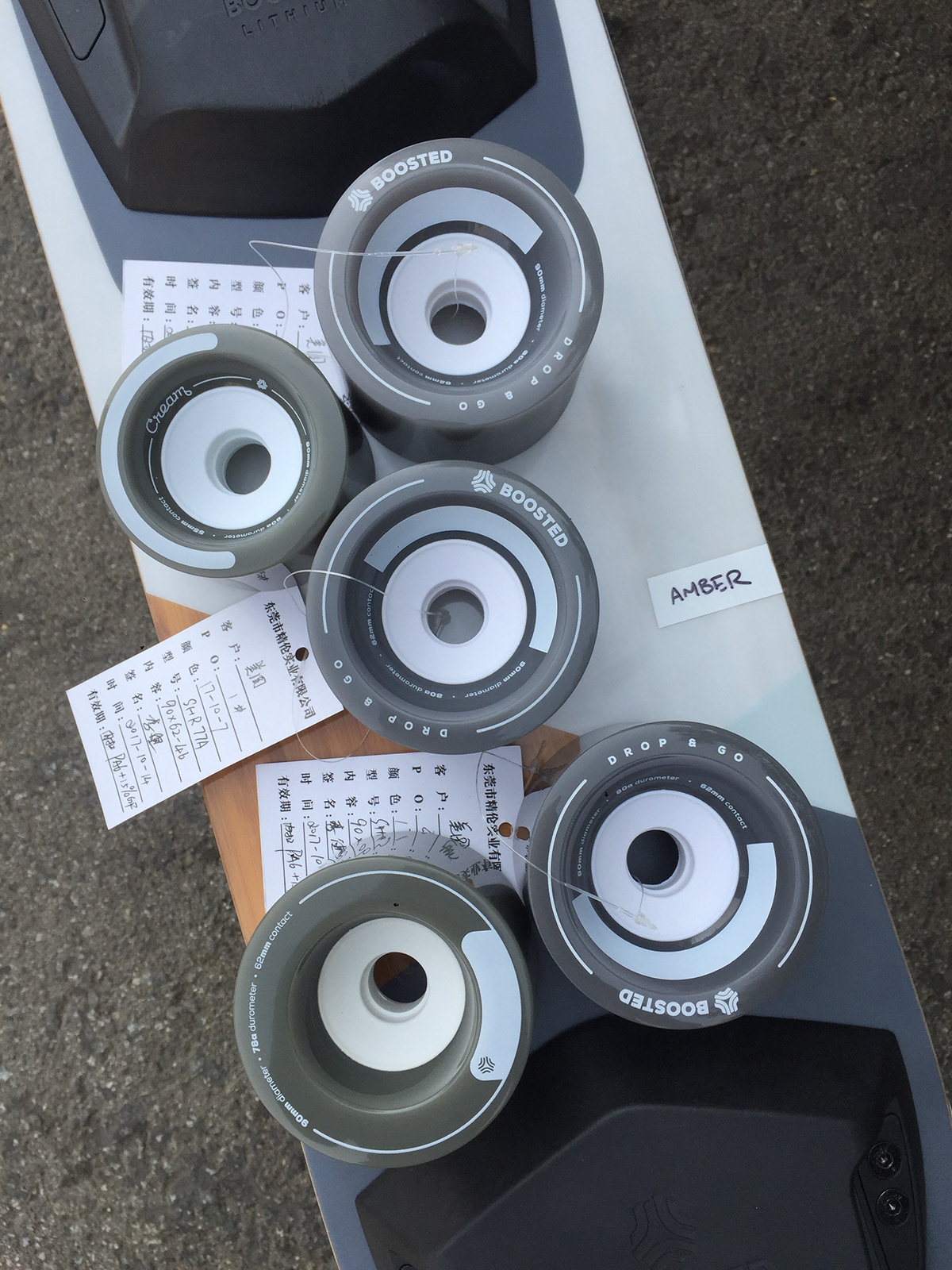 Boosted 2018，Skateboard design，black，