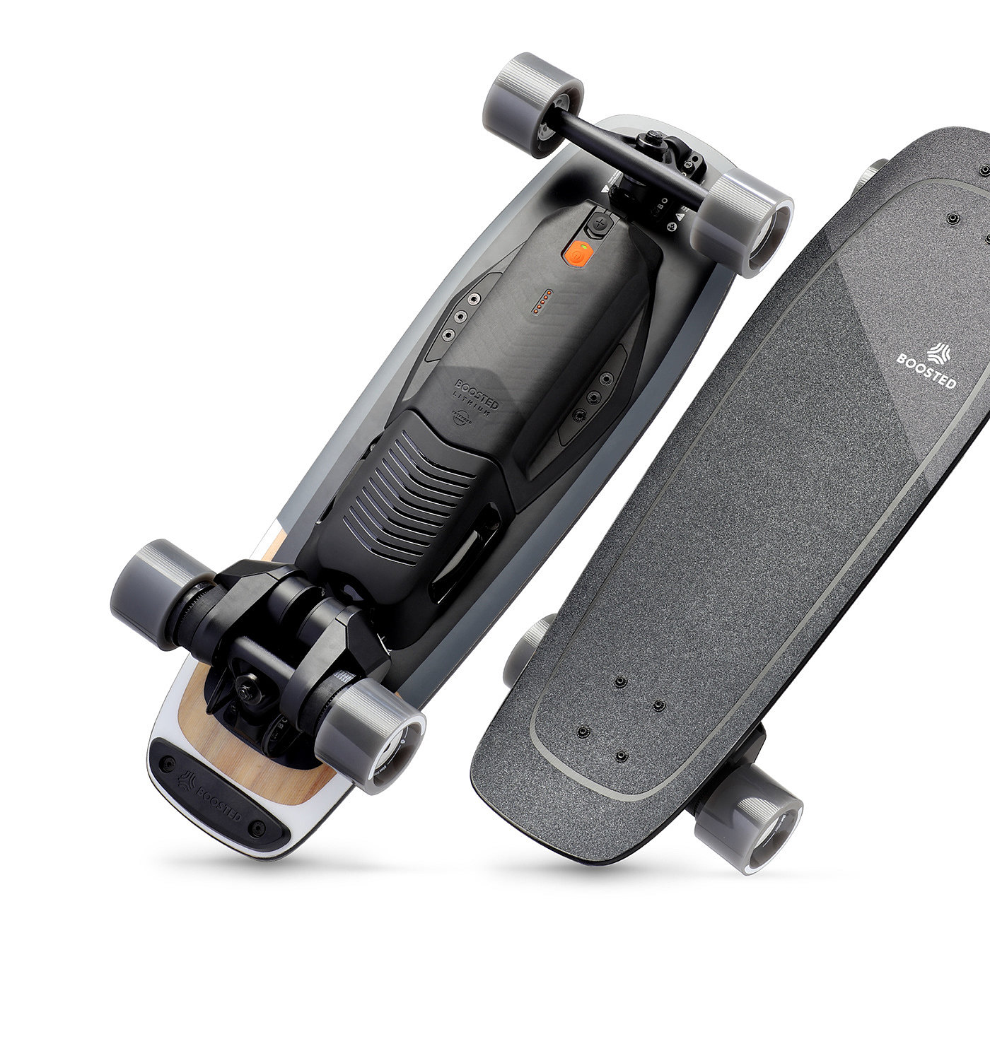 Boosted 2018，Skateboard design，black，