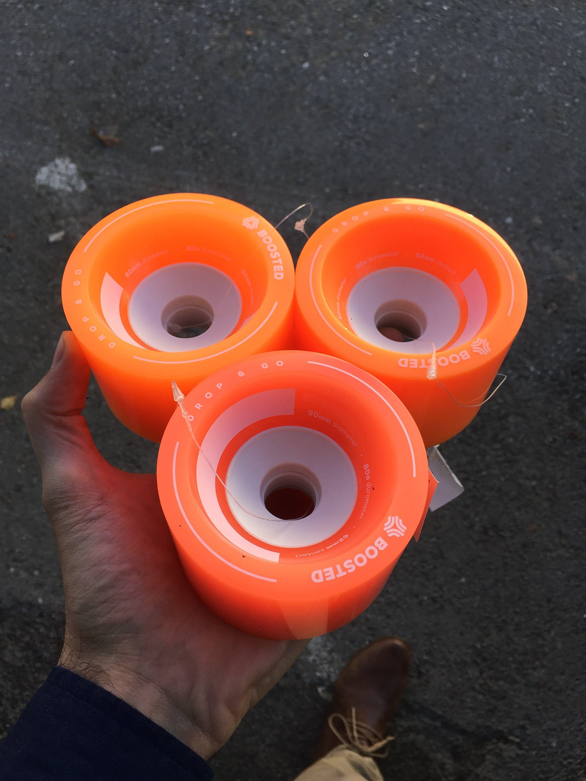 Boosted 2018，Skateboard design，black，