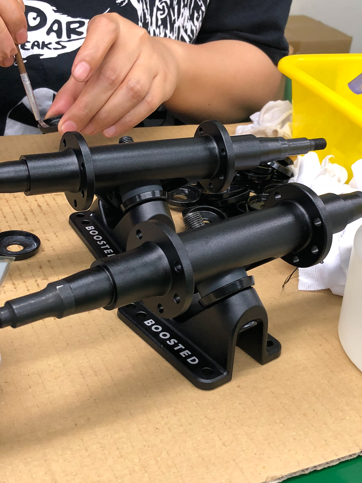 Boosted 2018，Skateboard design，black，