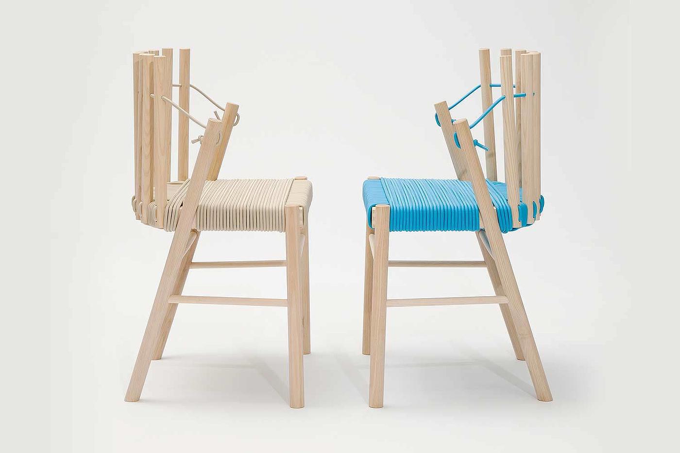 weave，originality，chair，product design，furniture design ，