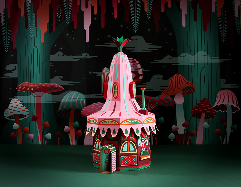 product design，industrial design，paper-cut，originality，Gorgeous，