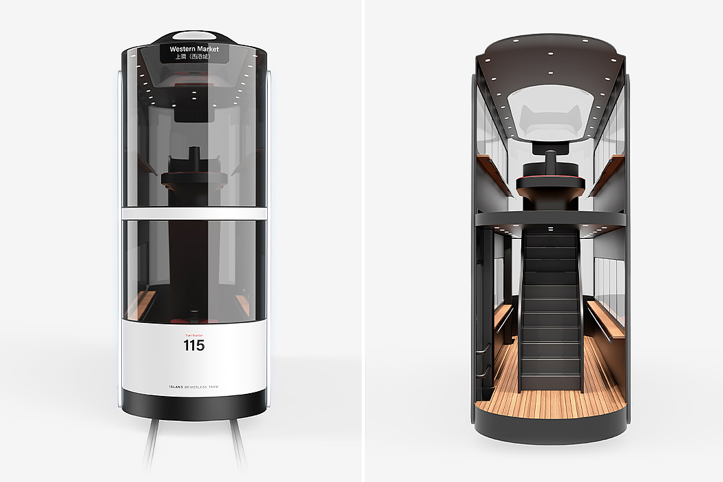 double-deck，Driverless tram，epidemic situation，