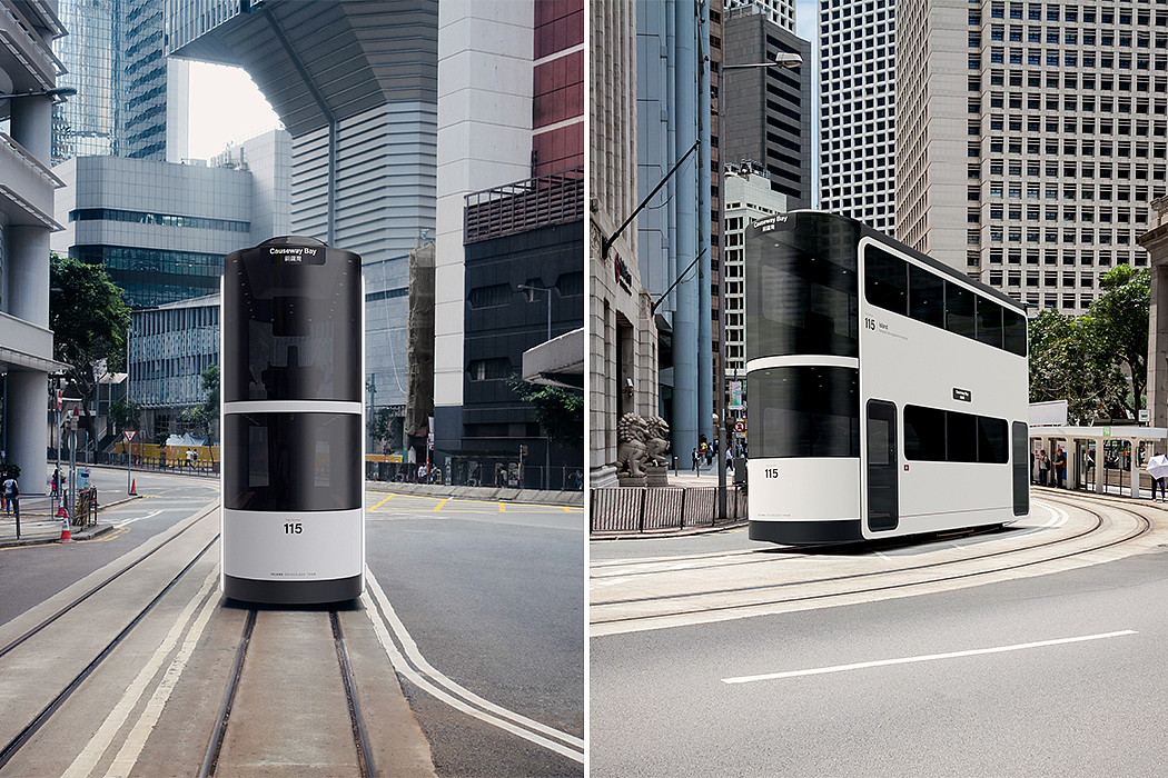 double-deck，Driverless tram，epidemic situation，