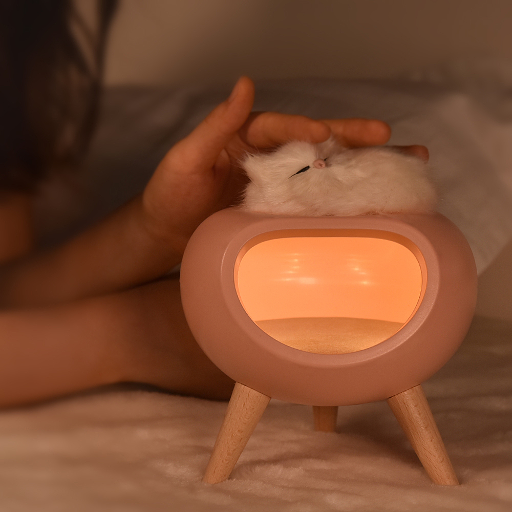 Atmosphere lamp，Night light，Cat house，Bathe in light，