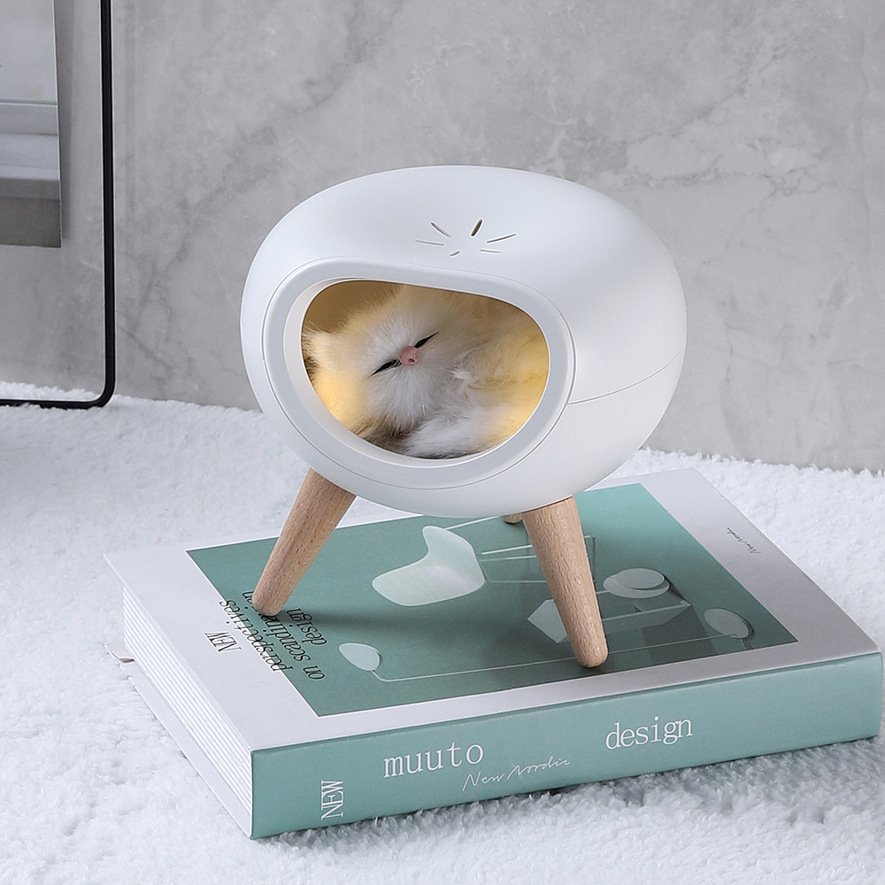 Atmosphere lamp，Night light，Cat house，Bathe in light，