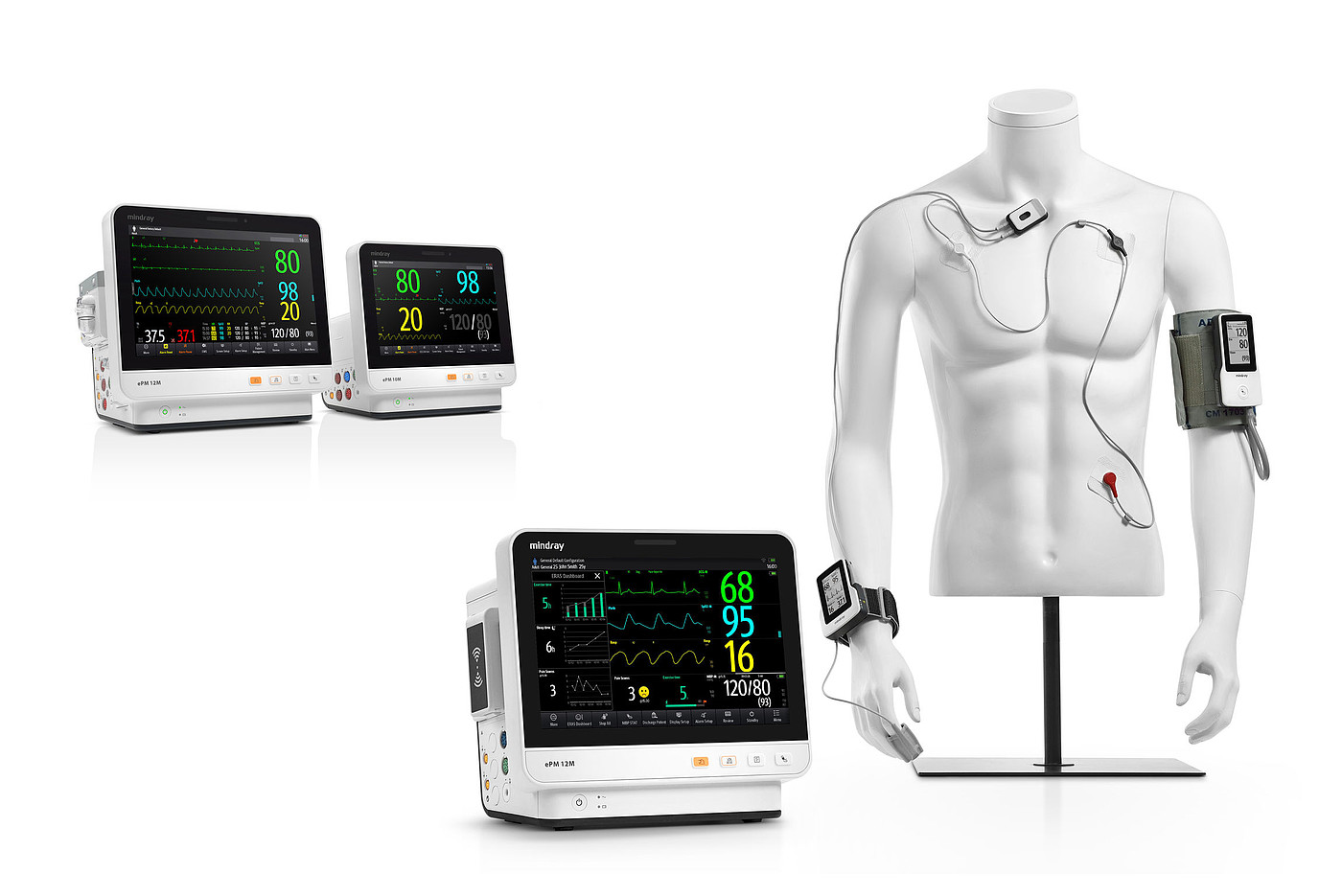 Mindray ePM Series，Patient monitoring system，Medical equipment，2020 red dot product design award，