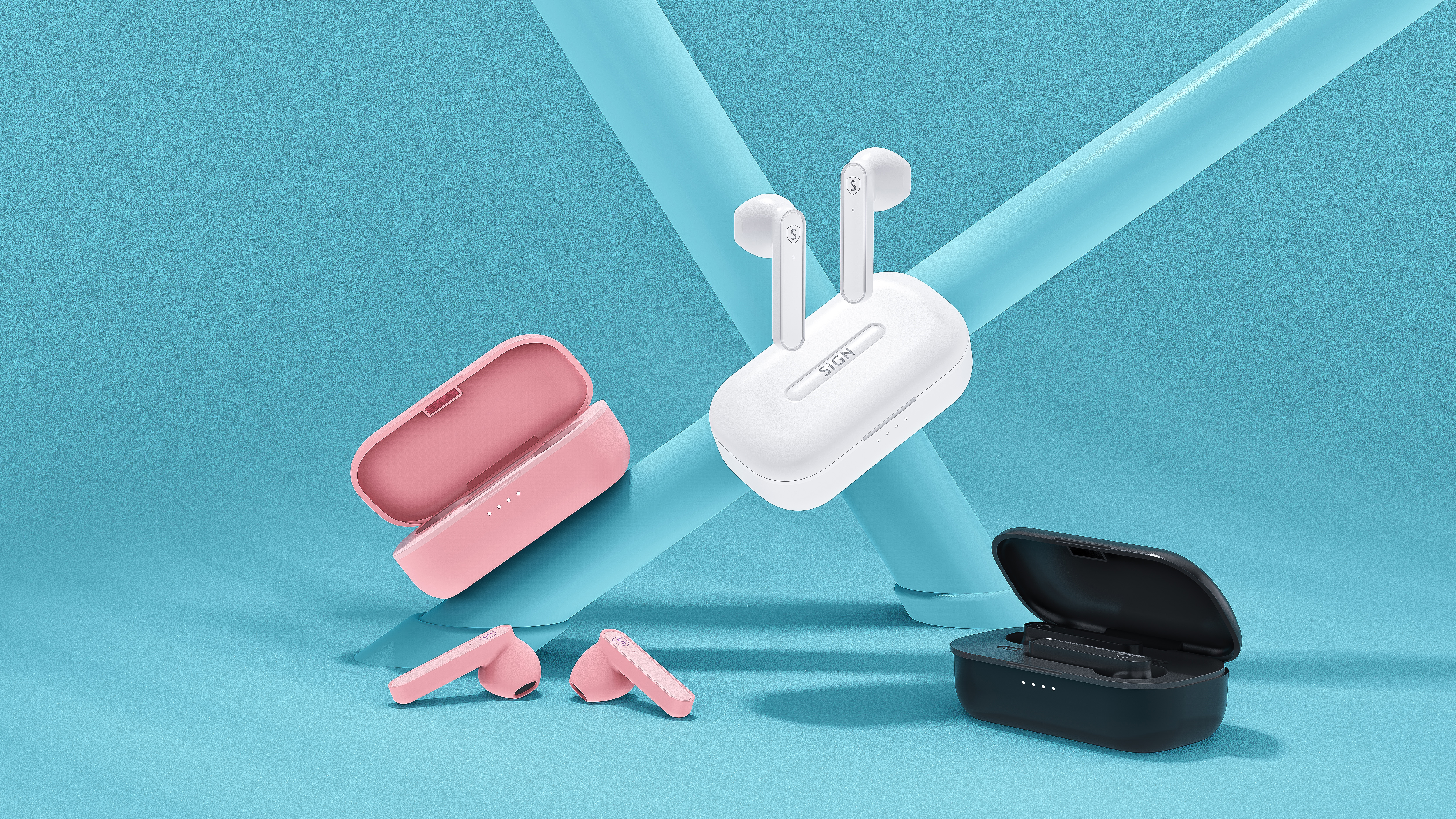 Render，animation，Mobile Accessories，keyshot，product，headset，Mobile phone shell，chip，