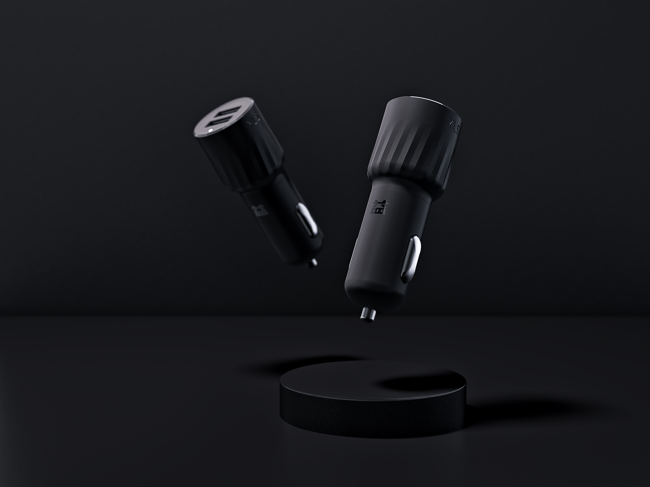 Render，animation，Mobile Accessories，keyshot，product，headset，Mobile phone shell，chip，