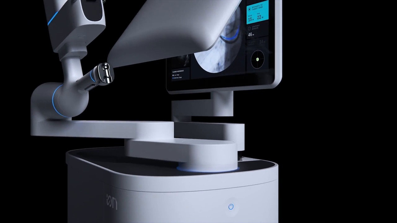 Bronchoscopy robot platform，Ion，Medical equipment，2020 red dot product design award，