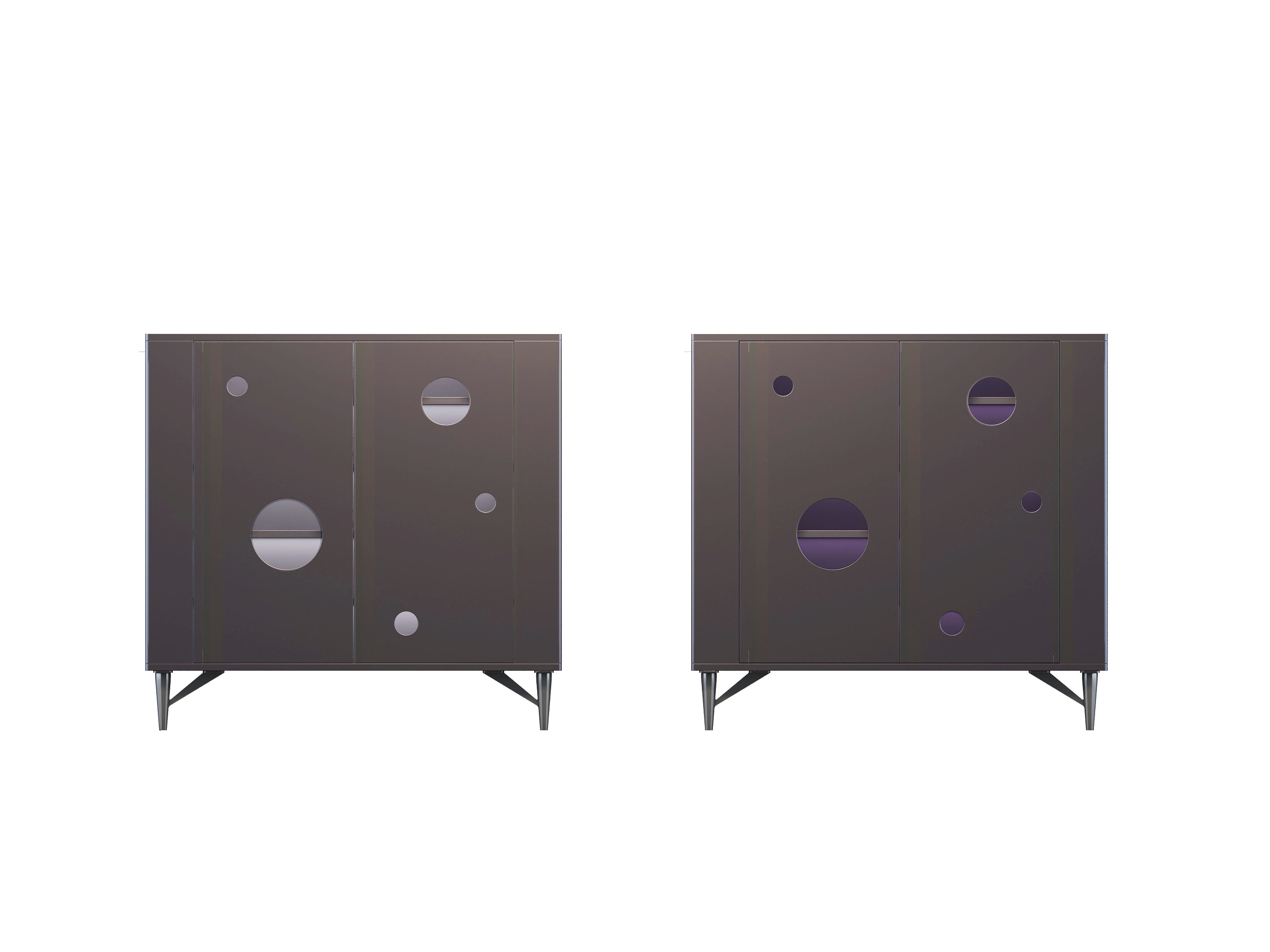 Shoe cabinet，Console Cabinet，starry sky，