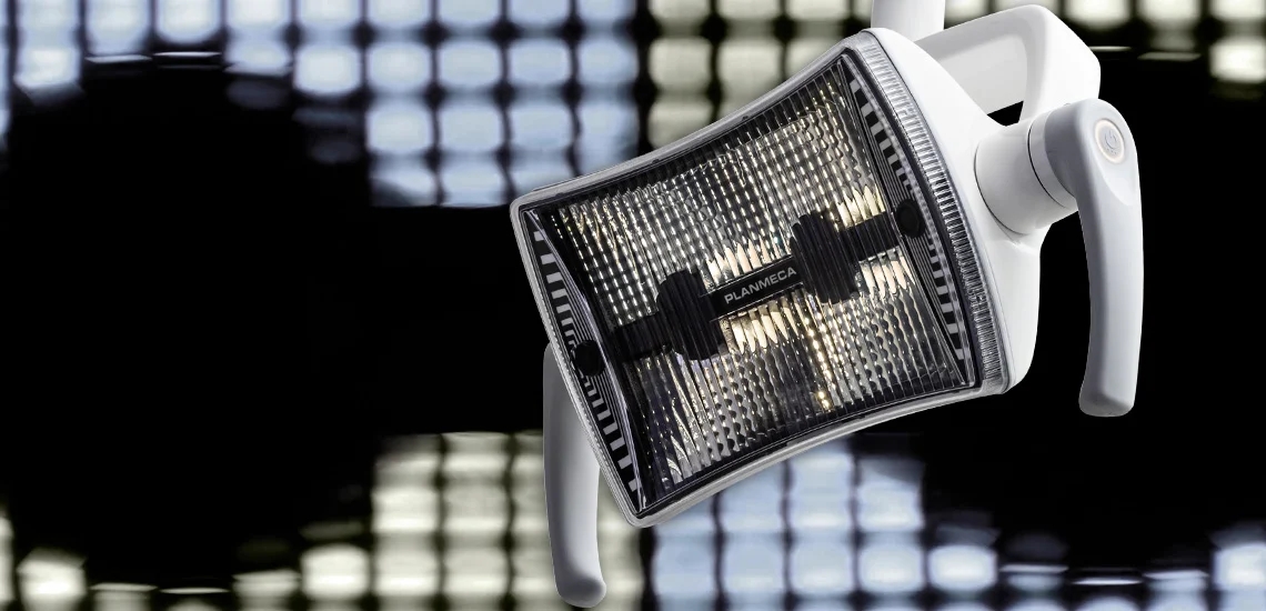 Dental operation lamp，Planmeca，Dental operation lamp，Medical equipment，Planmeca，Medical equipment，2020 red dot product design award，2020 red dot product design award，