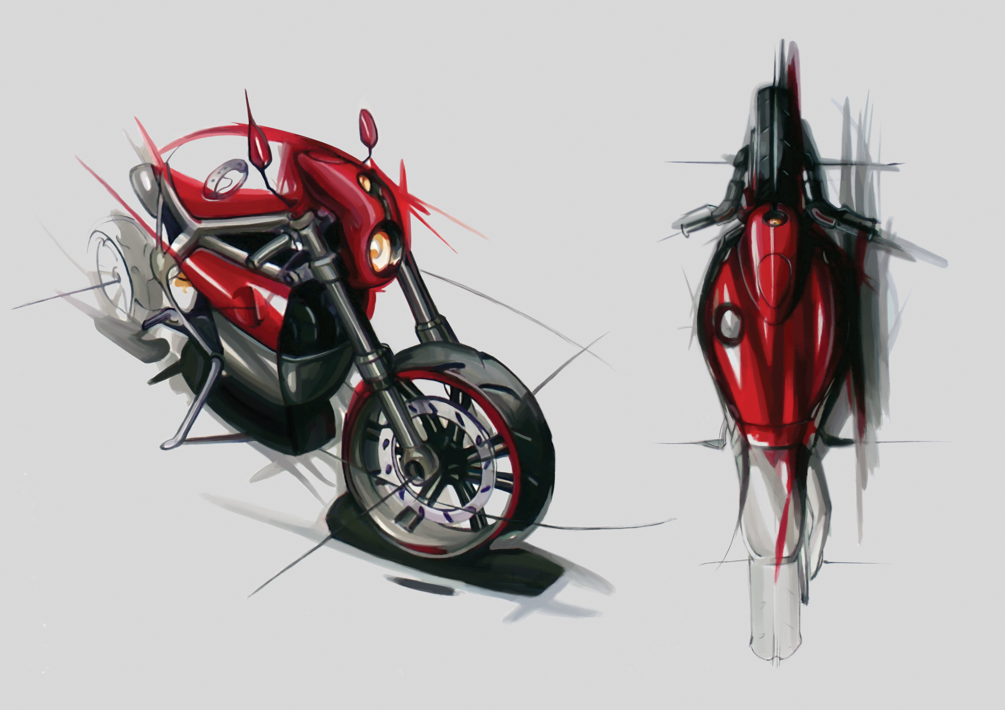 Hand drawn，marker pen，