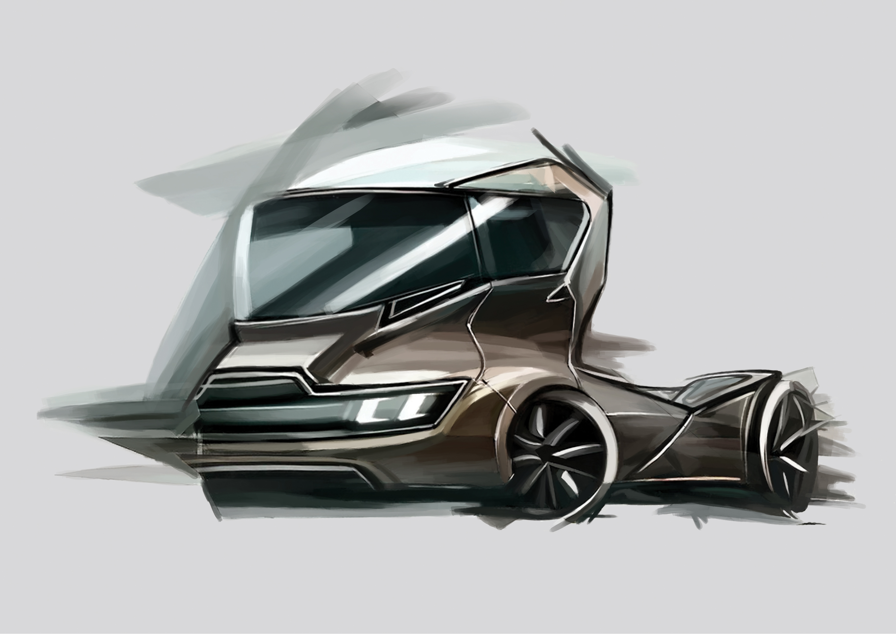 Hand drawn，marker pen，