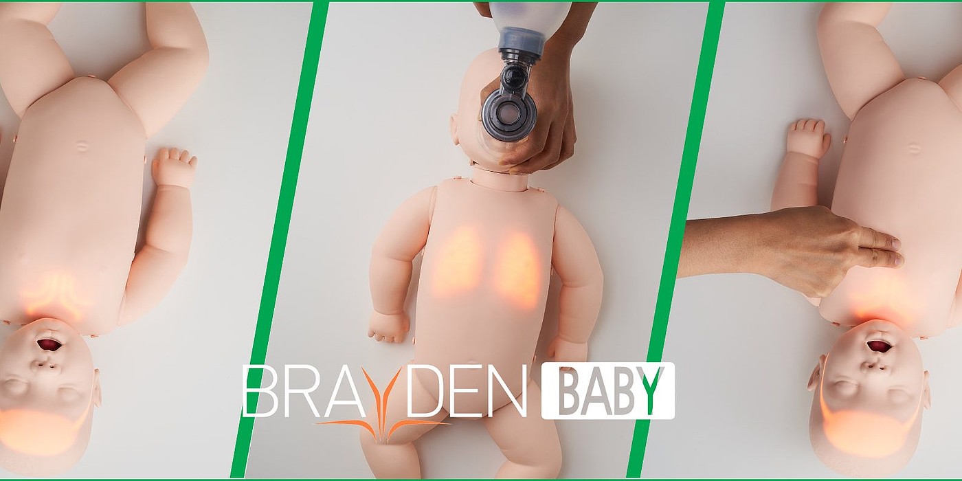 Brayden Baby，Infant cardiopulmonary resuscitation model，Medical equipment，2020 red dot product design award，