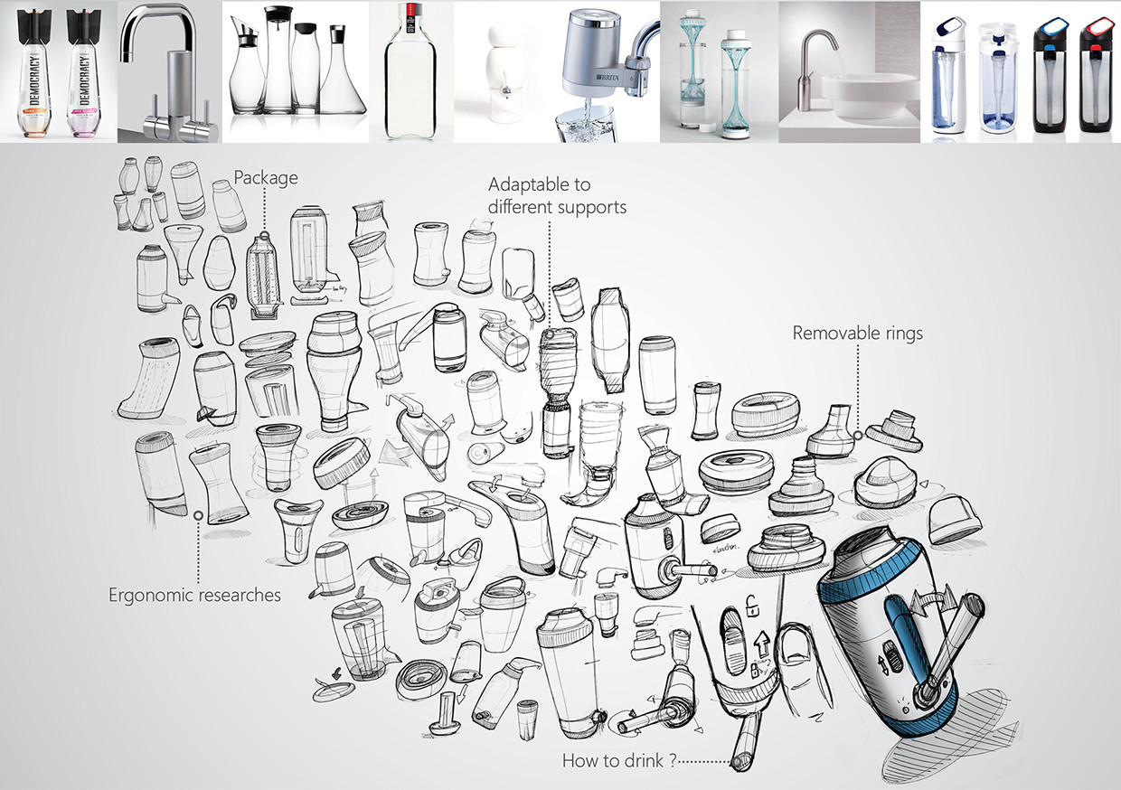 product design，industrial design，purifier，tap water，healthy，