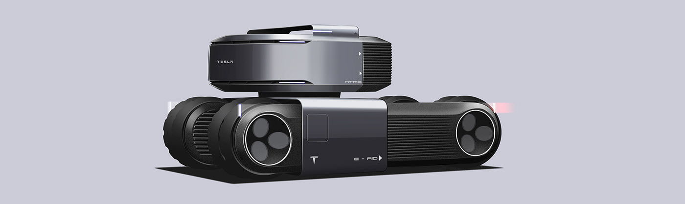 Tesla，Electric drill，Automobile design，