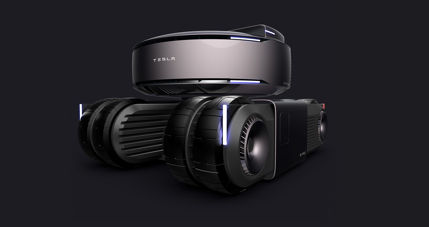 Tesla，Electric drill，Automobile design，