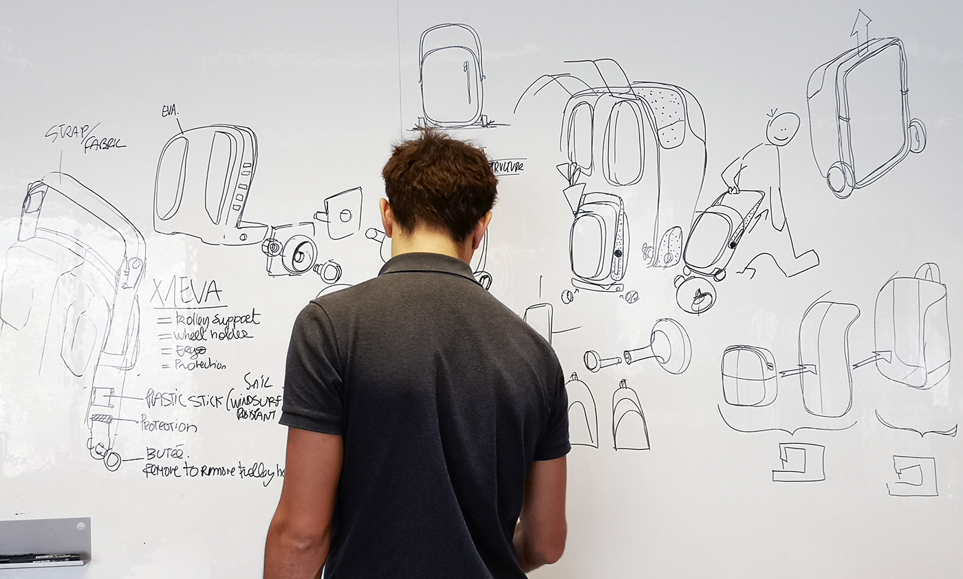 CARREFOUR，Schoolbag design，Hand drawn，