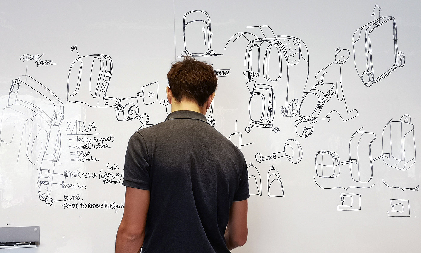 CARREFOUR，Schoolbag design，Hand drawn，