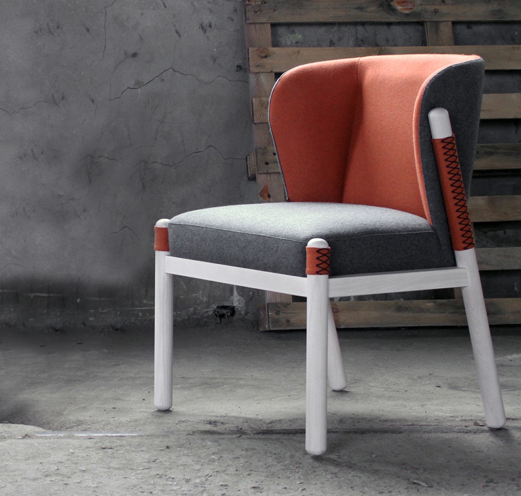 katana，chair，blue，