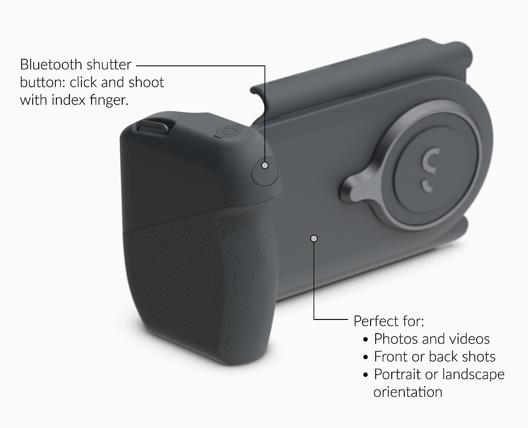 SHIFTCAM PROGRIP，mobile phone，SLR camera，