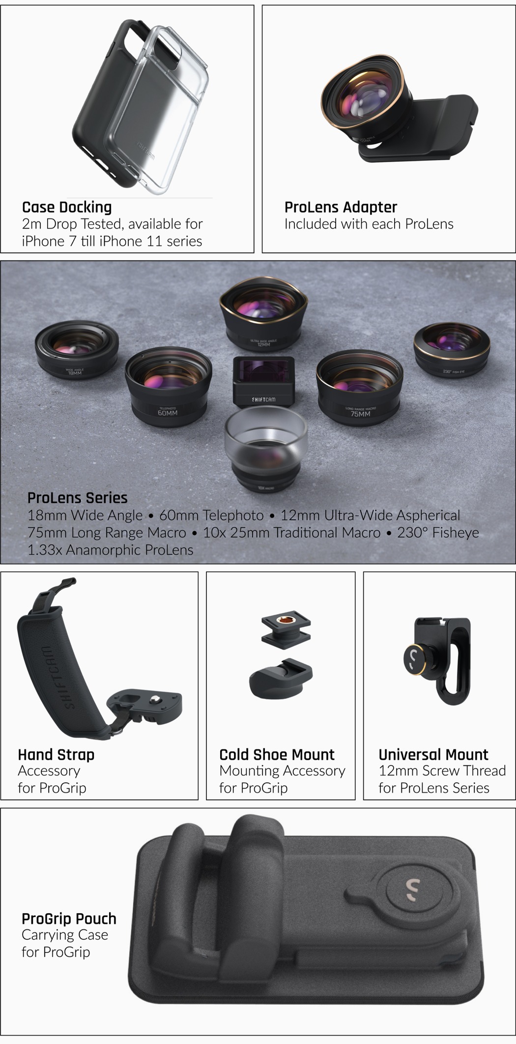 SHIFTCAM PROGRIP，mobile phone，SLR camera，