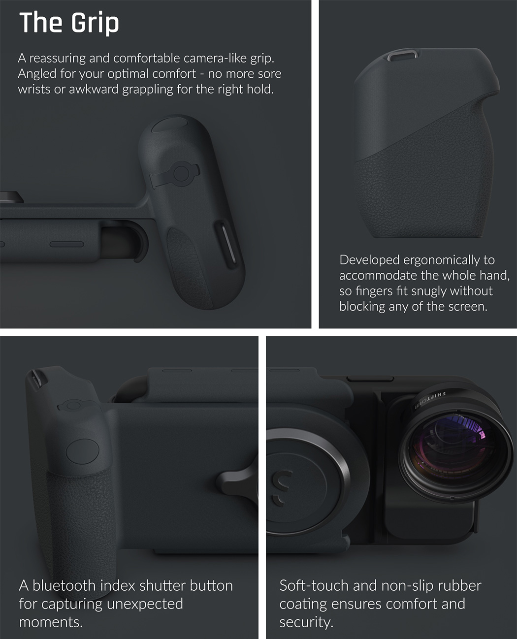 SHIFTCAM PROGRIP，mobile phone，SLR camera，