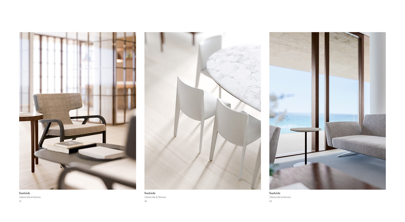 Miami Surfside，residence，Architectural design，Glass，