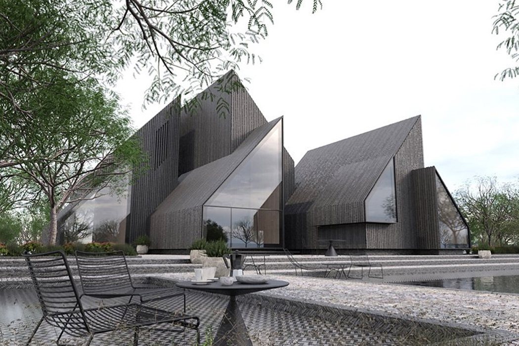 Architectural design，wooden ，Interior design，