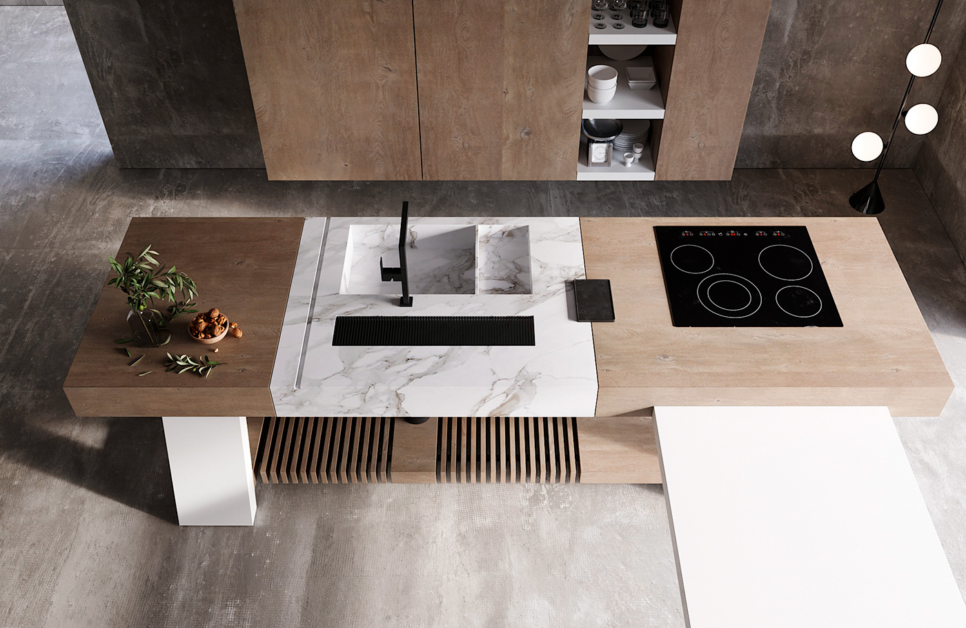 KITCHEN CONCEPT，Kitchen design，Minimalist style，