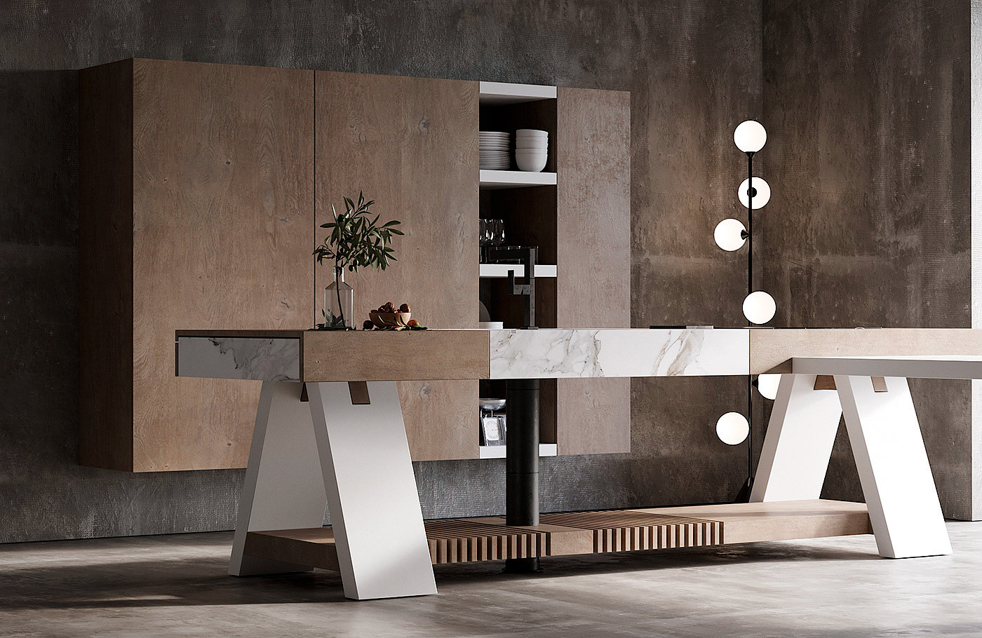 KITCHEN CONCEPT，Kitchen design，Minimalist style，
