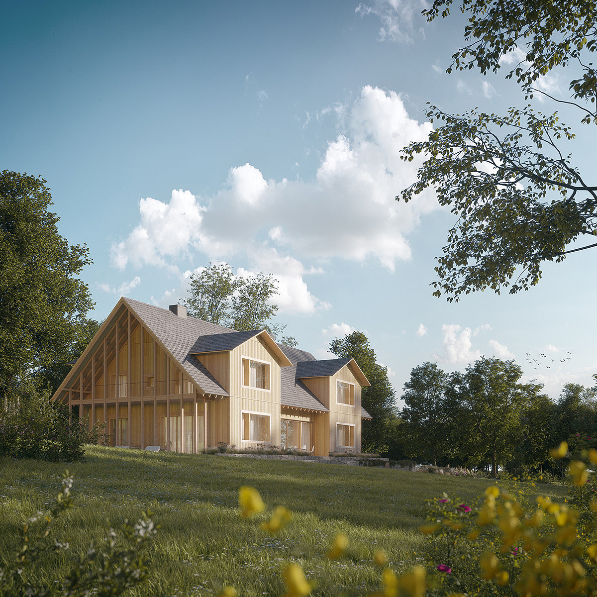 Architecture，residence，indoor，wooden ，
