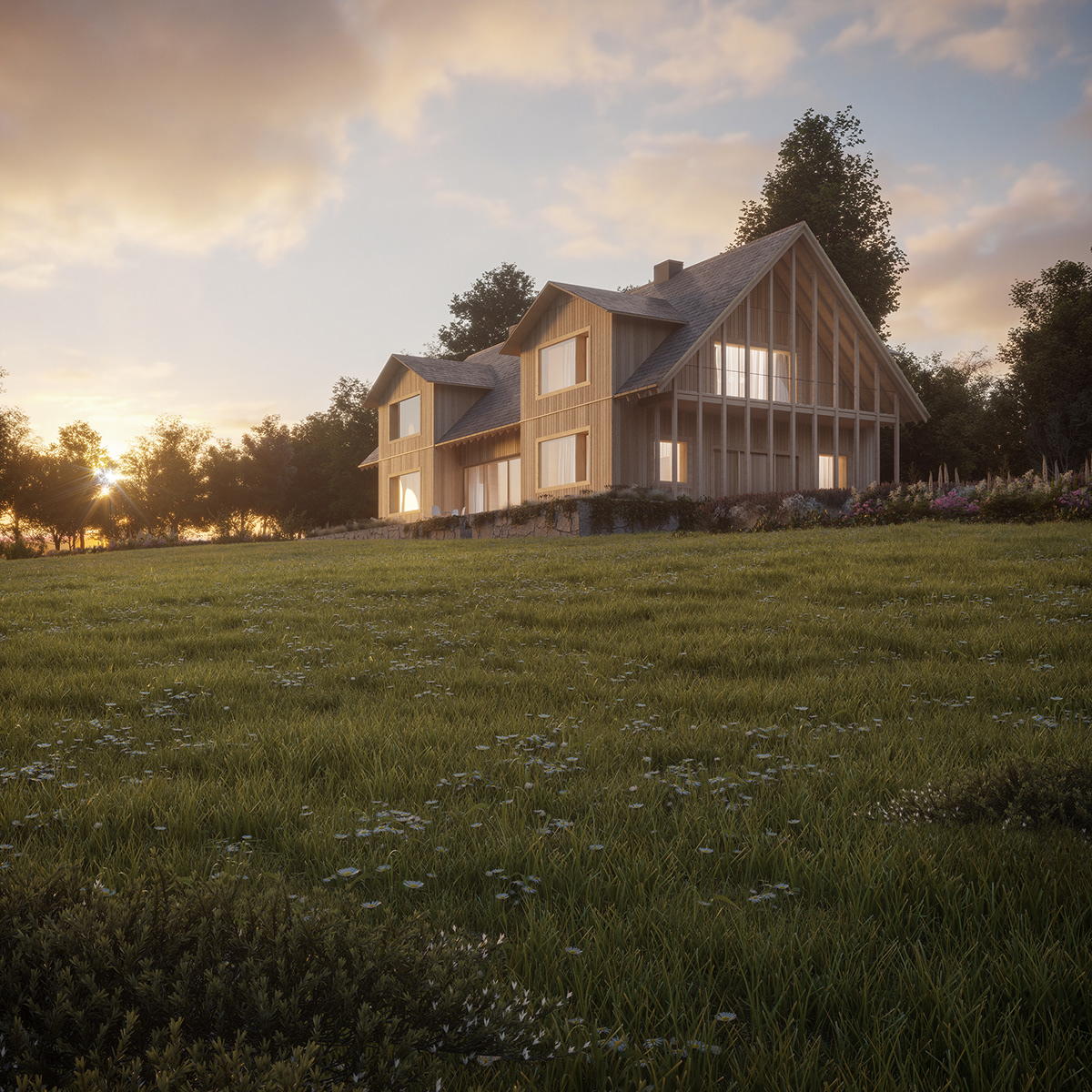 Architecture，residence，indoor，wooden ，