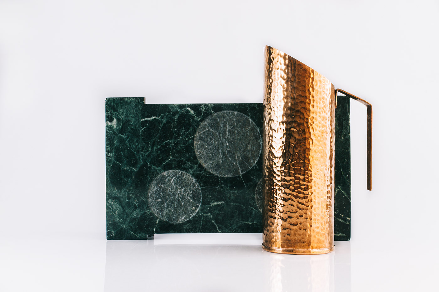 copper，Marble，luxury，Modernism，handicraft，container，