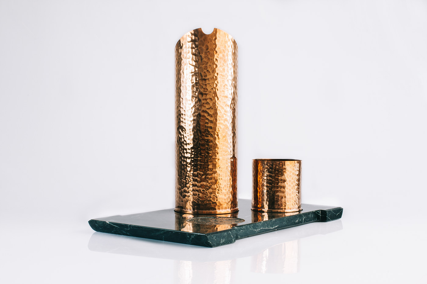 copper，Marble，luxury，Modernism，handicraft，container，