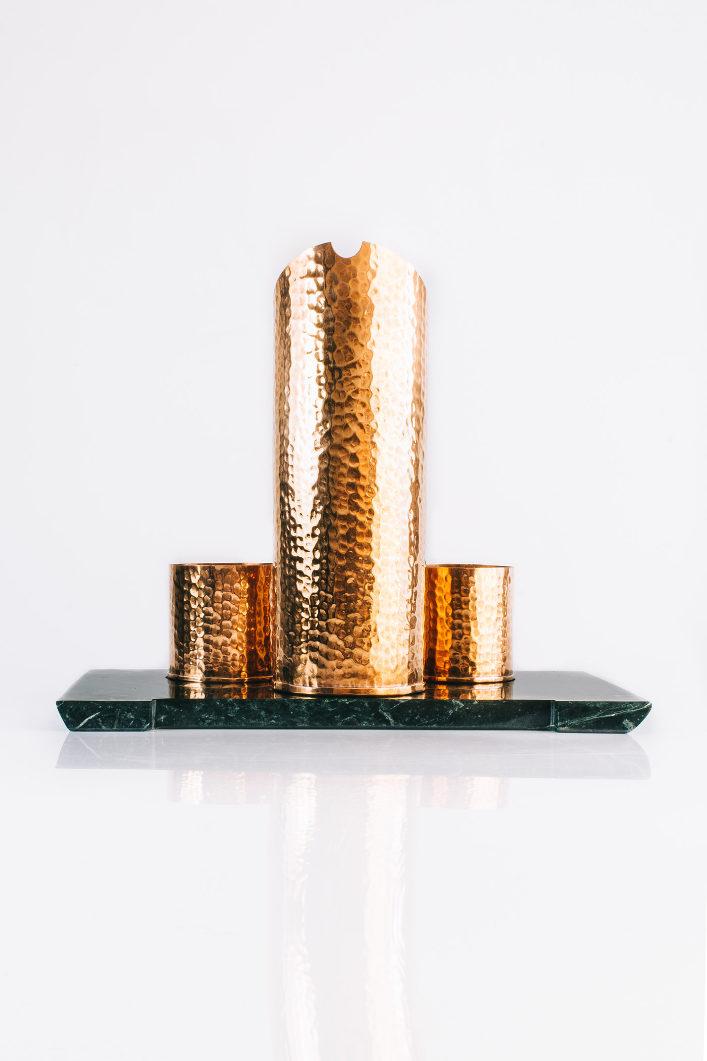 copper，Marble，luxury，Modernism，handicraft，container，